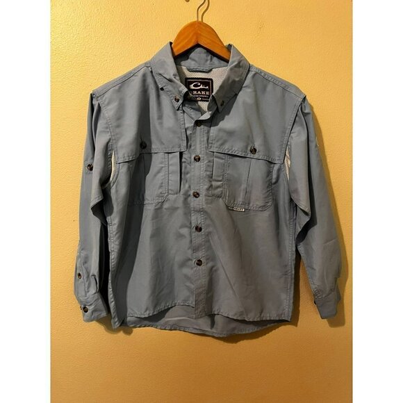 Boy's Drake Waterfowl Fishing Shirt Size 12 [EXCELLENT] - Picture 1 of 4